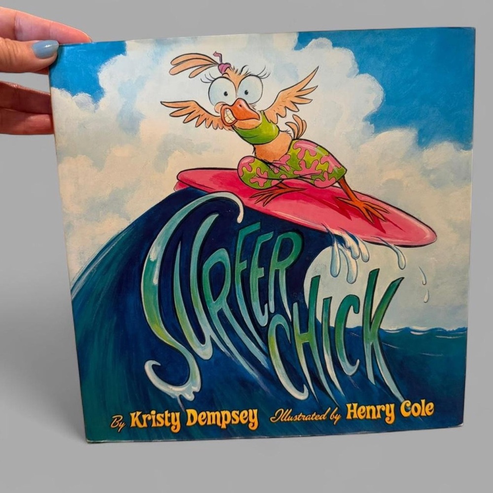 Surfer Chick Children's Hardcover Picture Book